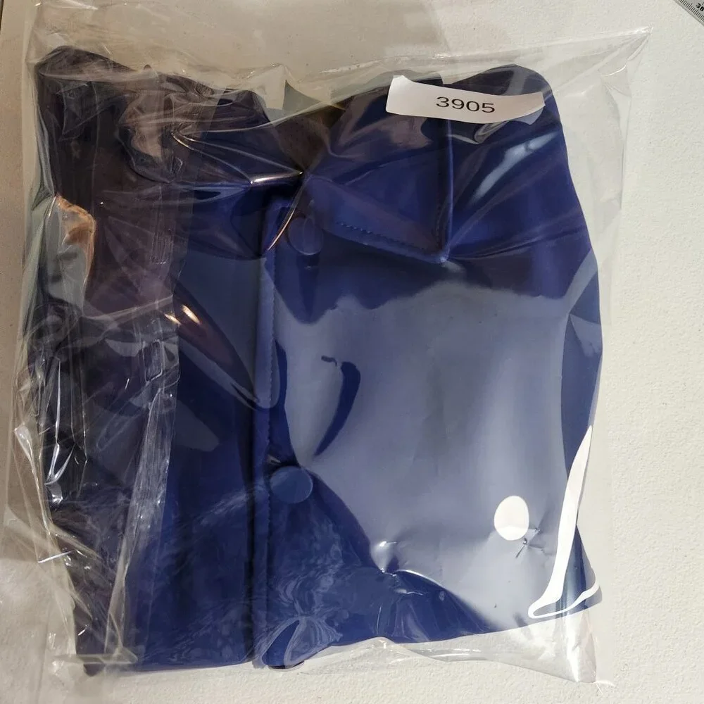 Zara Mens Blue Graphic Lightweight Jacket With Snap Buttons & Face Design